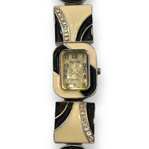 Sophie Cute Vintage Abstract Black and White Ladies Watch